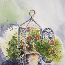 آبرنگ روی مقوا کد:2